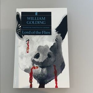 William Golding Lord of the Flies — White Cover with Red Accents